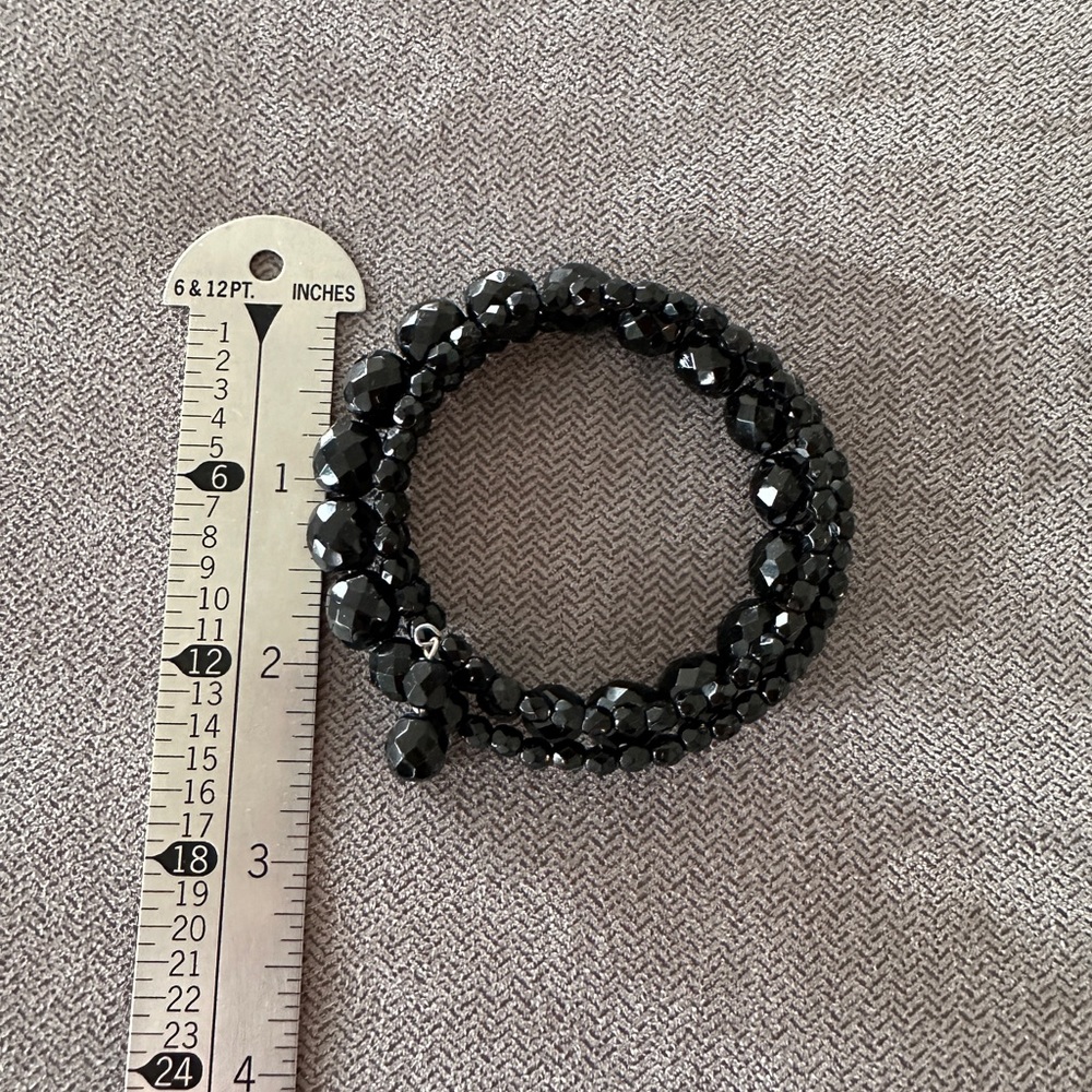 Black Rhinestone bracelet - Picture 4 of 5